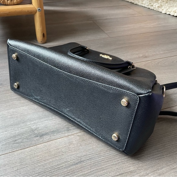 Black Coach Bag with Chain Crossbody - Picture 13 of 16